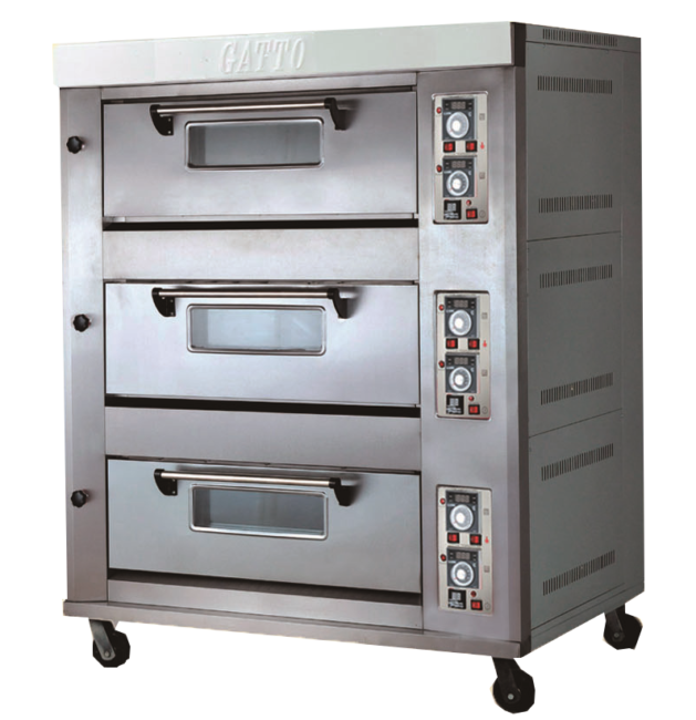 Gas Deck Oven 3 DECK 6 TRAYS ML Trading