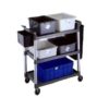 Plastic Trolley with Tote & Bins - Image 2