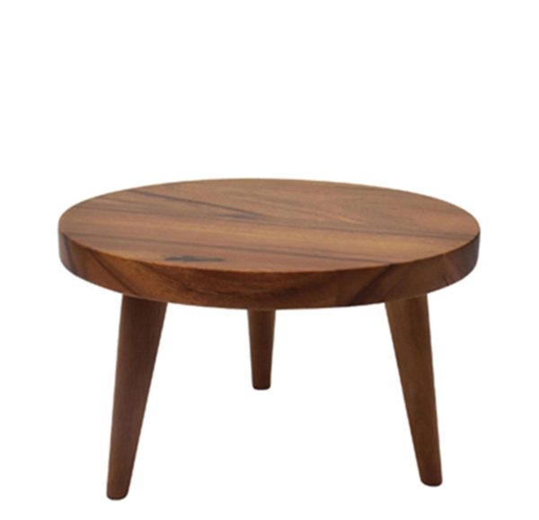 Acacia Cake Stand Riser 25×15.3cm