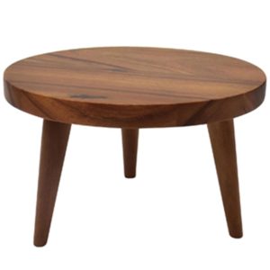 Acacia Cake Stand Riser 28 cm