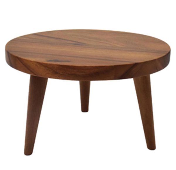 Acacia Cake Stand Riser 28 cm