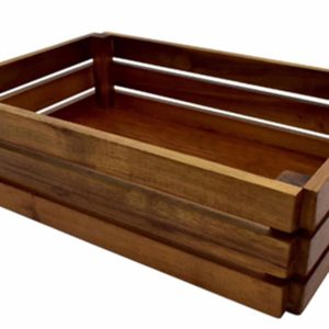 Acacia Presentation Crate 32X22 cm