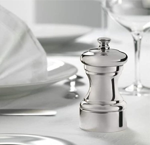 Bisetti Pepper Mill Pewter 10 cm