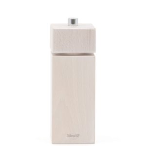 Bisetti Pepper Mill Square White 16.5 cm
