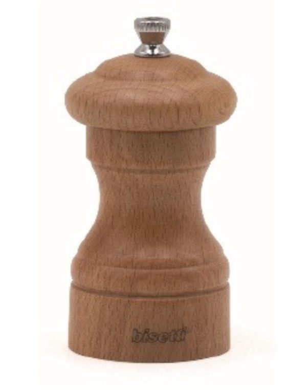 Bisetti Salt Mill Natural 10 cm