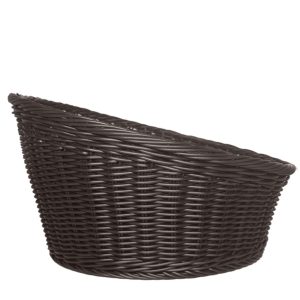 Bread Basket Chocolate Brown Round 35cm (Height 21-10cm)