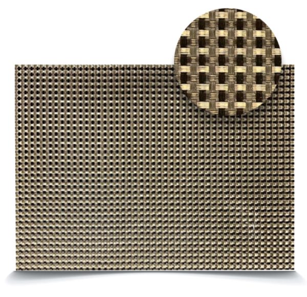 Broad Weave Beige Placemat 30X41 cm