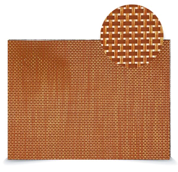 Broad Weave Orange Placemat 30X45 cm