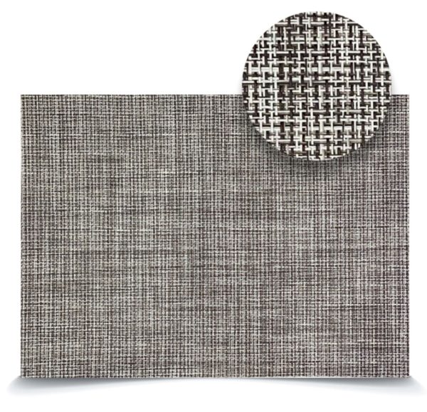 Fine Weave Grey Placemat 30X41 cm