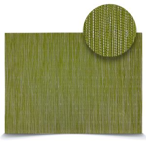 Fine Weave Leaf Green Placemat 30X41 cm