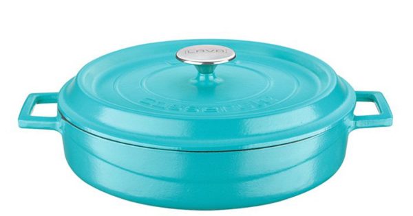 Lava Multi-Purpose Casserole 28cm Matt Turquoise – 5.66L