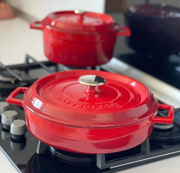 Lava Multi-Purpose Casserole 32 cm Red