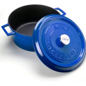 Lava Round Casserole 20 cm Blue
