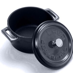 Lava Round Casserole 28 cm Mojolica Grey
