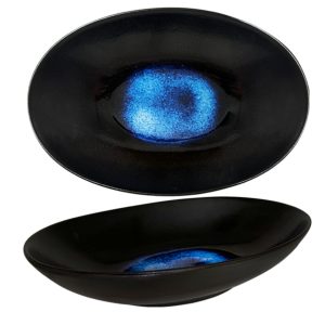 Nova Cosmic Blue Oval Bowl 25×17.5cm