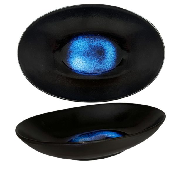 Nova Cosmic Blue Oval Bowl 25×17.5cm