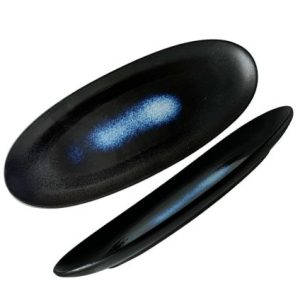 Nova Cosmic Blue Oval Plate 25.5×10.5cm