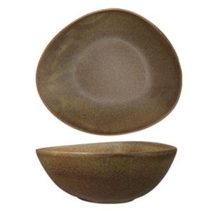 Nova Earth Mocha Oblong Bowl 15.5cm