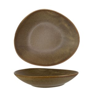 Nova Earth Mocha Oblong Plate 24cm