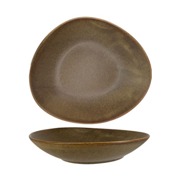 Nova Earth Mocha Oblong Plate 24cm
