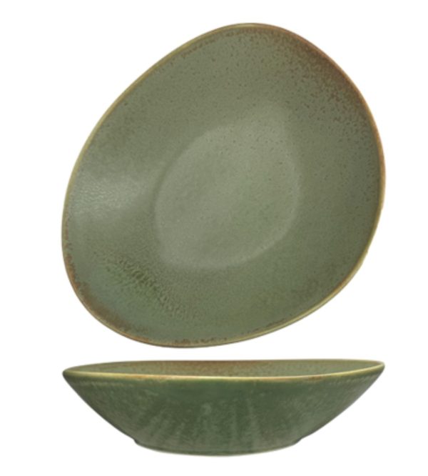 Nova Earth Sage Oblong Plate 17.5cm