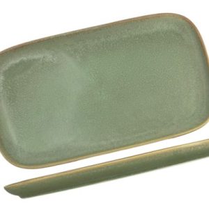 Nova Earth Sage Rectangular Plate 25x14cm