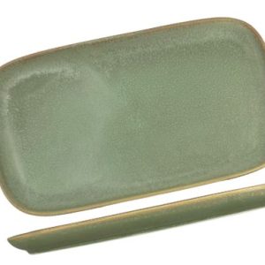 Nova Earth Sage Rectangular Plate 30x16cm