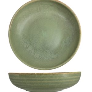 Nova Earth Sage Shallow Bowl 18cm