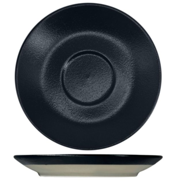 Nova Mezzo Black Saucer 14cm
