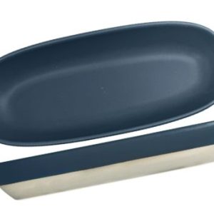 Nova Mezzo Blue Oval Bowl 25x10cm