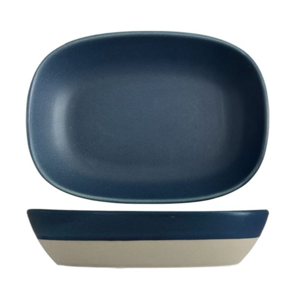 Nova Mezzo Blue Rectangular Bowl 17x12cm