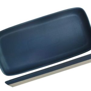 Nova Mezzo Blue Rectangular Plate 25.5x12cm