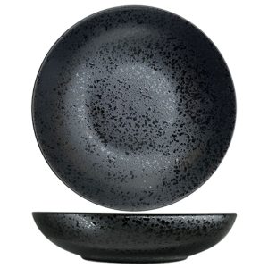 Nova Rain Black Apex Bowl 24cm