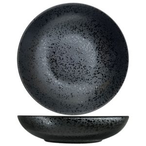 Nova Rain Black Coupe Bowl 30cm