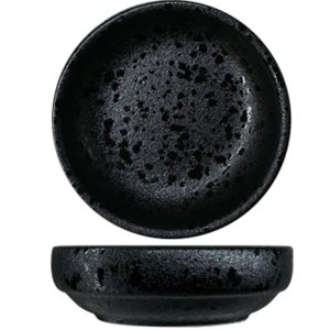 Nova Rain Black Flat Plate 9cm