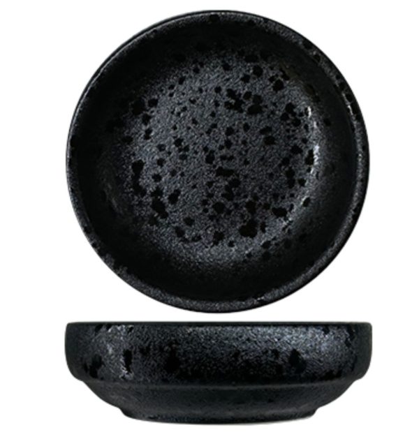 Nova Rain Black Flat Plate 9cm