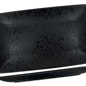 Nova Rain Black Rectangular Plate
