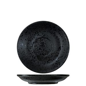 Nova Rain Black Saucer 14cm