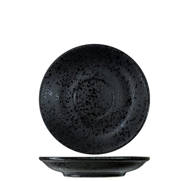 Nova Rain Black Saucer 14cm