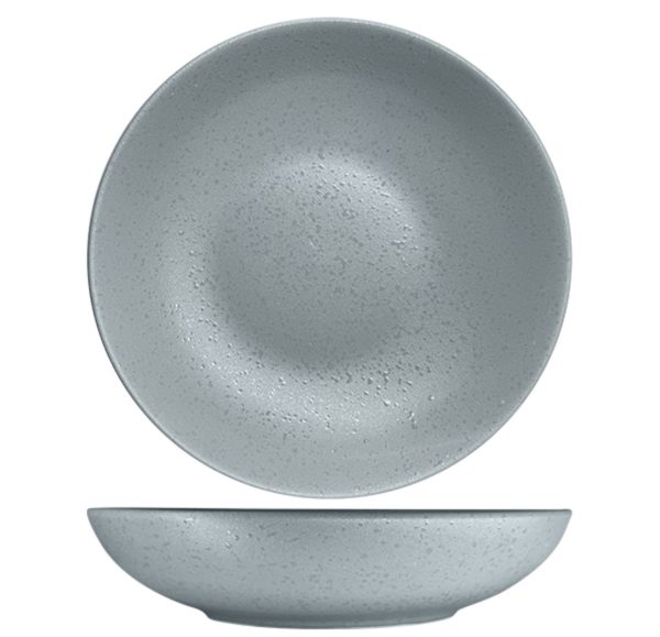 Nova Rain Grey Apex Bowl 24cm