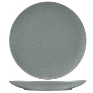 Nova Rain Grey Coupe Plate 17cm