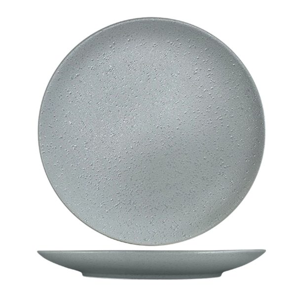 Nova Rain Grey Coupe Plate 26cm