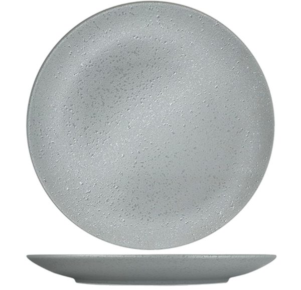 Nova Rain Grey Coupe Plate 30cm