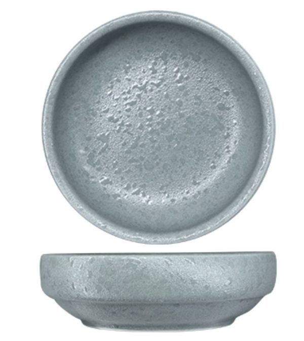 Nova Rain Grey Flat Plate 9cm