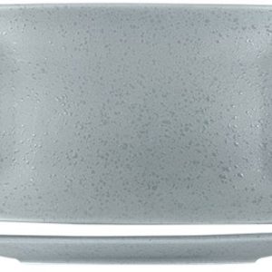 Nova Rain Grey Rectangular Plate 27×16.5cm