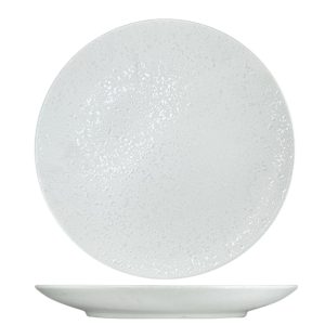 Nova Rain White Coupe Plate 26cm