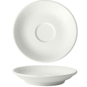 Nova Rain White Espresso Saucer 12cm