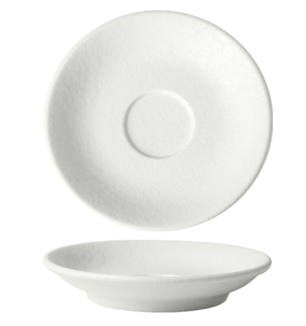 Nova Rain White Espresso Saucer 12cm