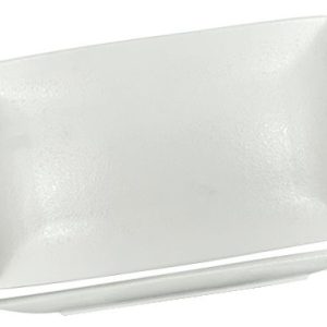 Nova Rain White Rectangular Plate 27×16.5cm