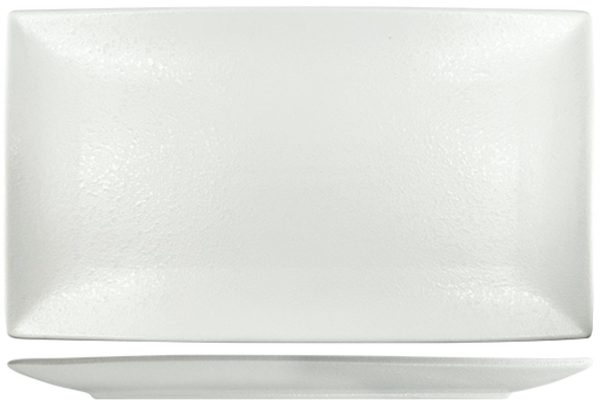 Nova Rain White Rectangular Plate 34x19cm